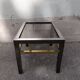 Table basse 80' chrome laiton vintage