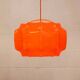 Space age cocoon pendant lamp*** Ilka Plast Waldrode *** German design