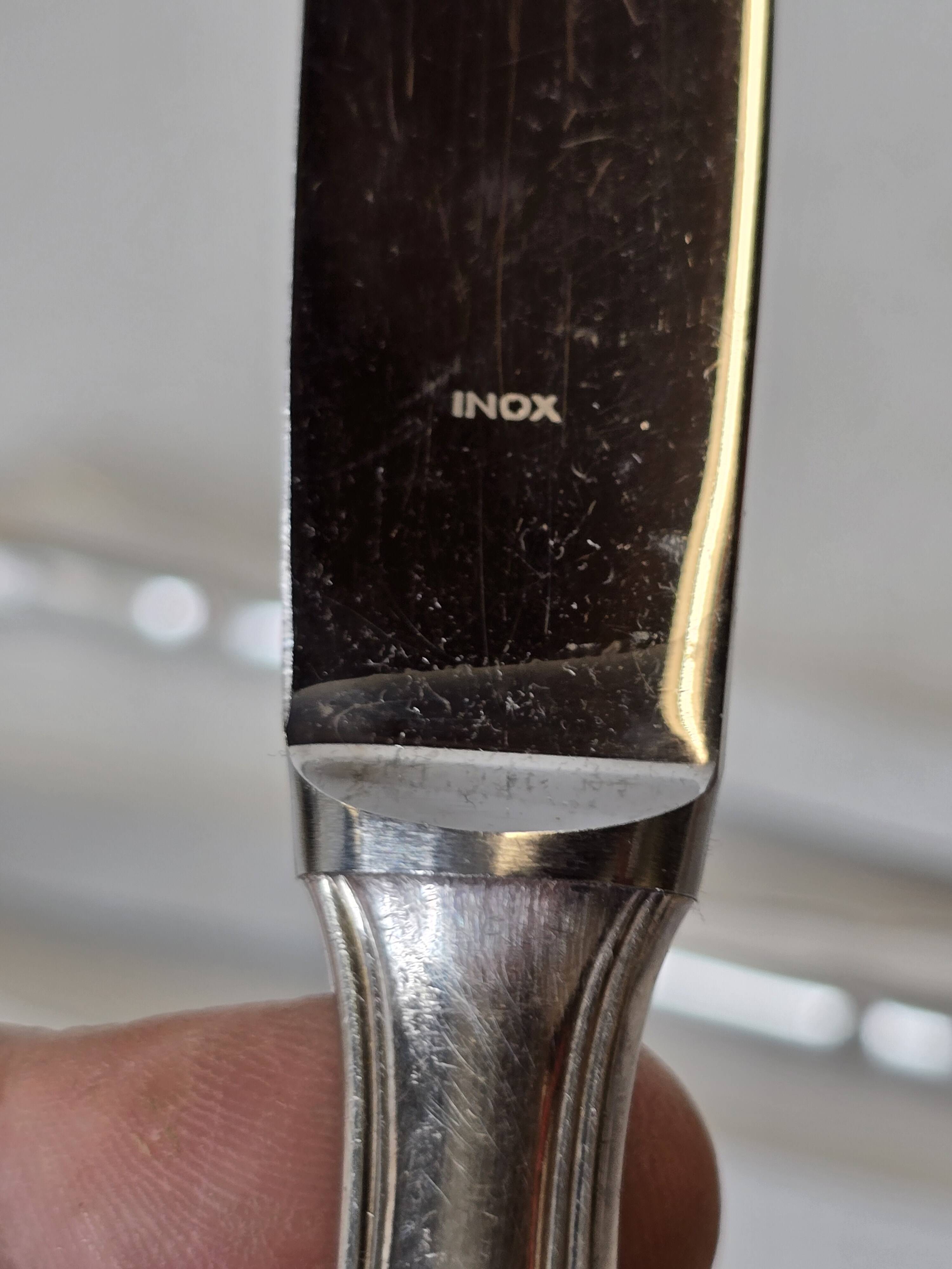 12 silver-plated knives mid-15th century