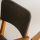 Pair of grey wooden Scandinavian chairs