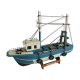 Maquette bateau pêche bois