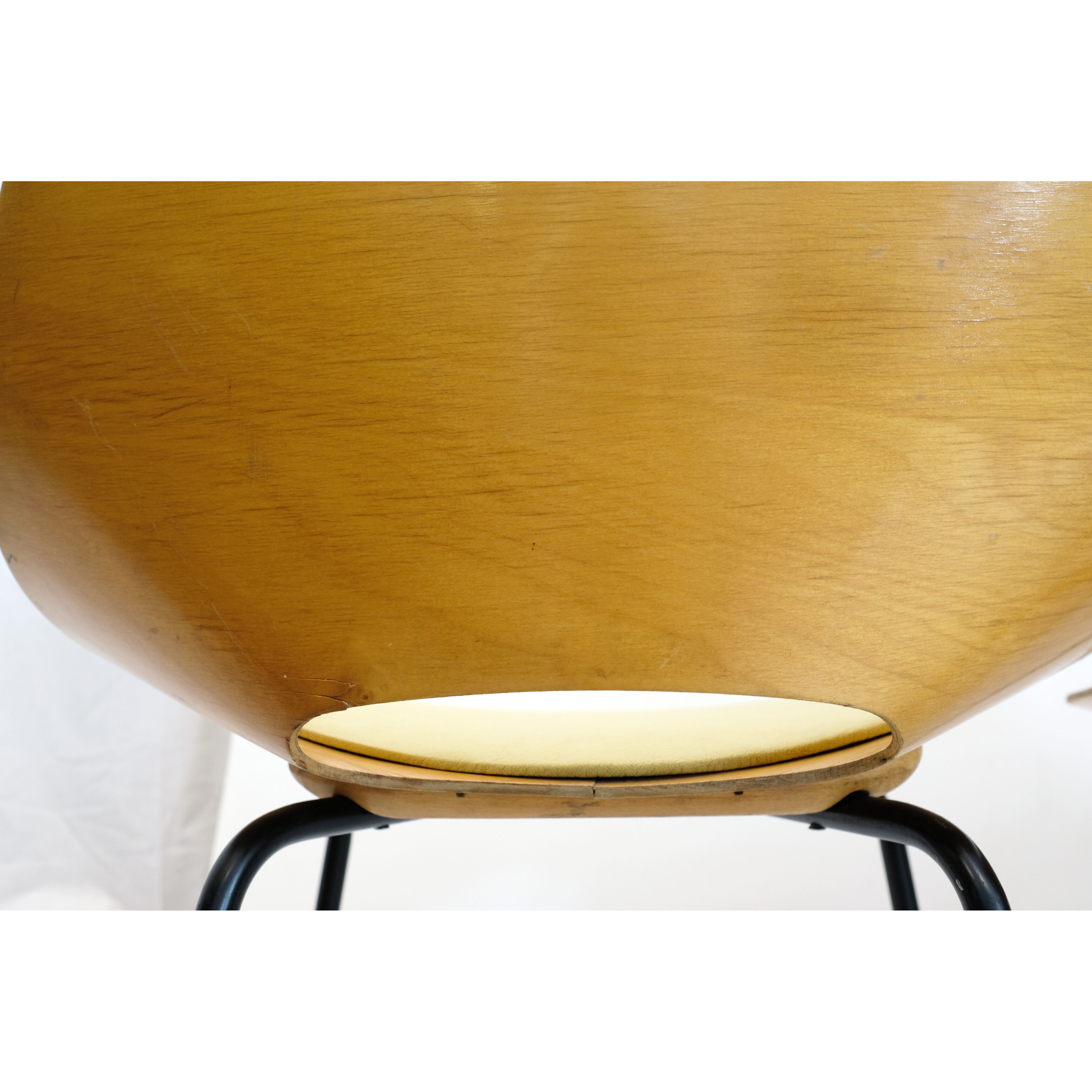 Pierre Guariche set of 6 Tonneau chairs, Steiner, 1960.