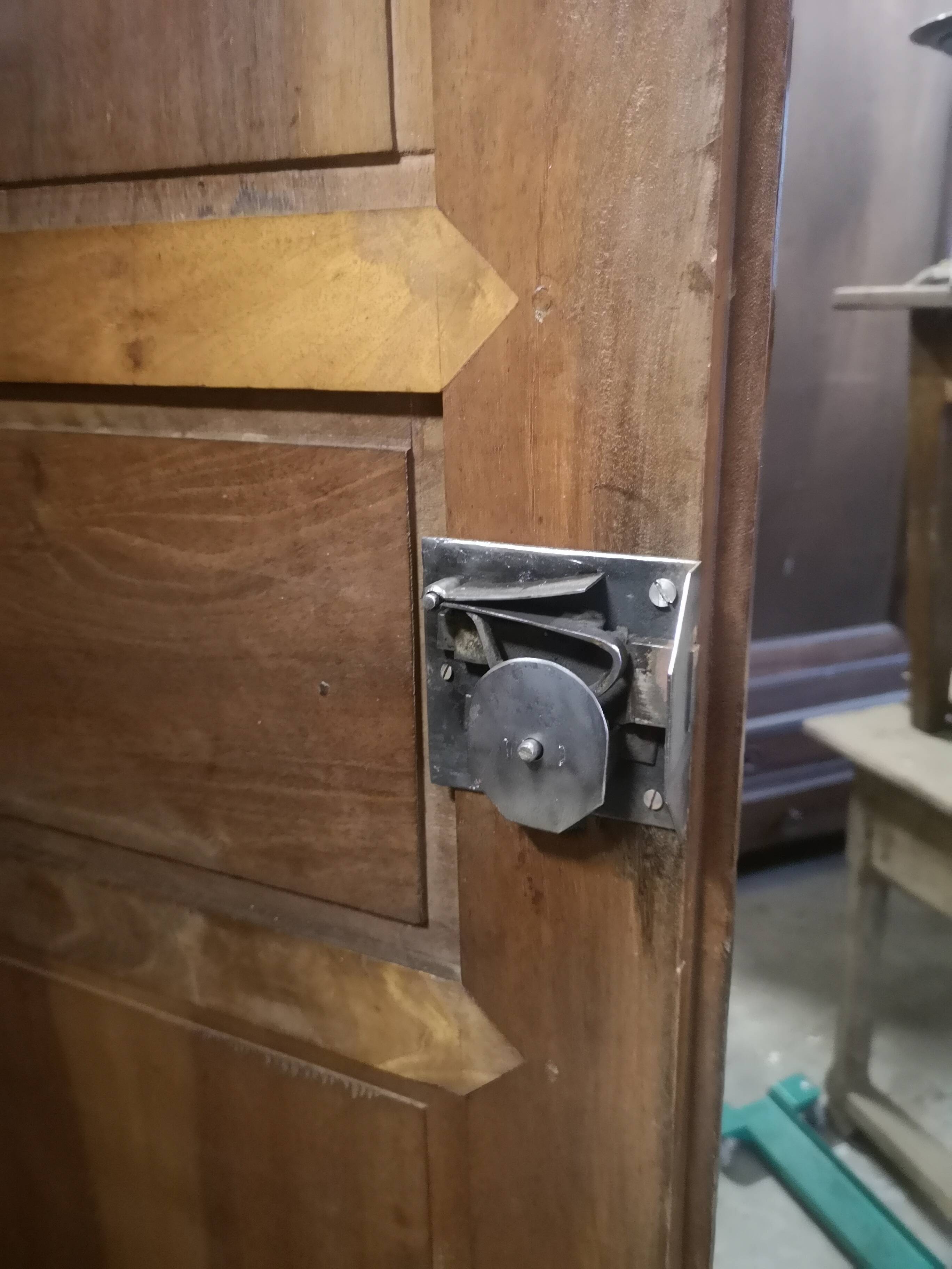 Burl veneer wardrobe