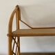 Vintage bamboo rattan shelf
