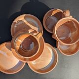 Set of cups and saucers ceramic