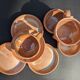 Set of cups and saucers ceramic
