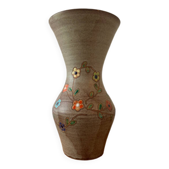 Vase céramique Vallauris M.C. Treinen années 60
