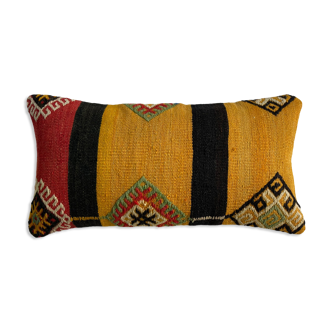 Vintage turkish kilim cushion cover 30 x 60 cm