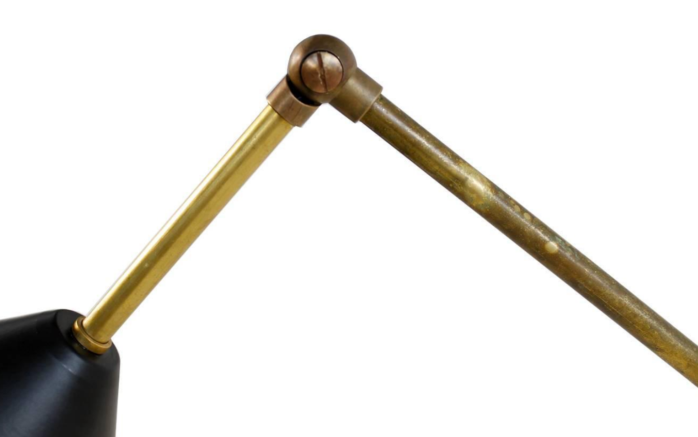 Lamp post pendulum with 3 arms in the style of Italian creations of the 1950s