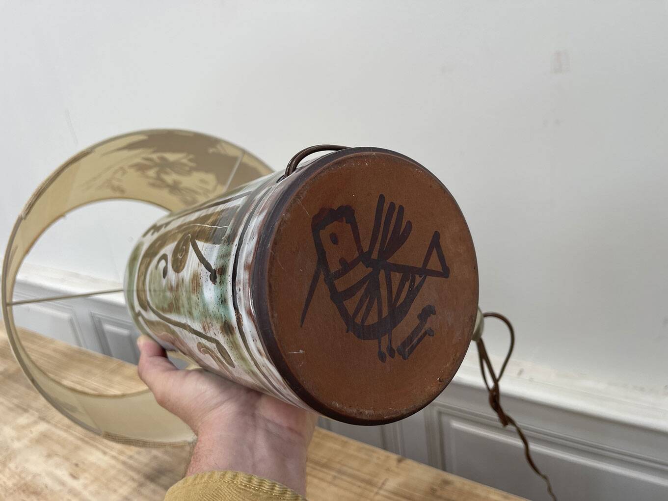 Michel Barbier lamp 1960