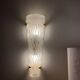 1/3 arlus wall light in murano glass, france 1960s