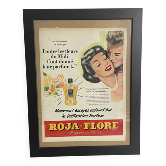 Vintage Roja-Flore Paris Match Advertisement 1954