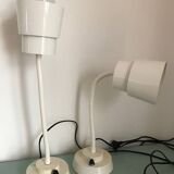 Pair of Jeulin bedside desk lamps