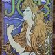 Alphonse mucha - advertising poster for "job" cigarette rolling paper - 1985 - 1890s