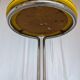 Vintage Yellow Bar Table: Chrome Bauhaus Style, 1970s High Coffee Table