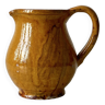 Provencal pitcher in yellow ceramic