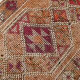 Light Orange & Red Turkish Runner Rug, 87x410Cm