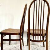 Pair of Baumann Eden caned chairs 1981