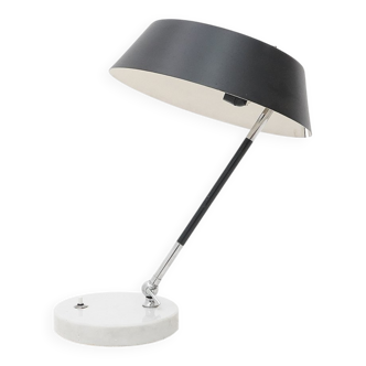 Table lamp by Stilux with a marble base, 1950s.