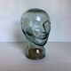 Green glass head