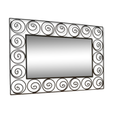 Miroir Pescatore 116x82cm