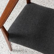 Midcentury Danish chair with armrests in teak by Arne Hovmand Olsen for Mogens Kold 1960s