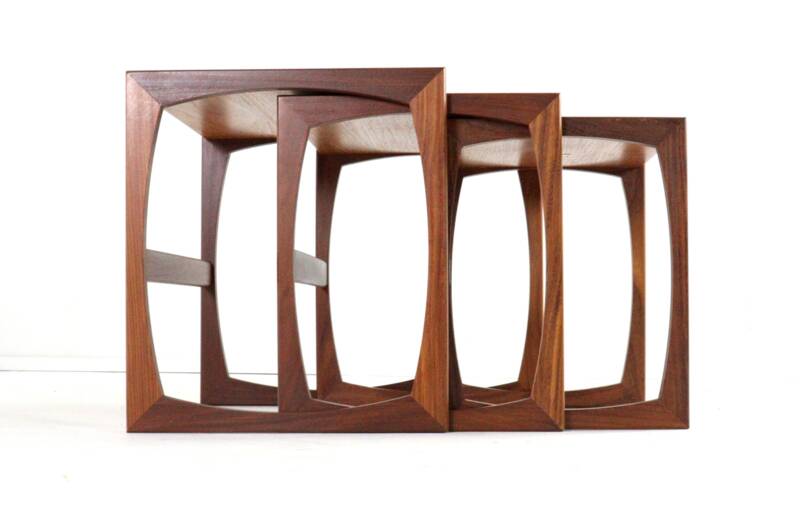 Set of G-Plan nesting tables 'Cottonfield' - mid century modern