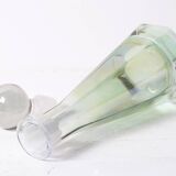 Stylish Spirit Decanter with Grey Original Stopper / Italy / 1960s