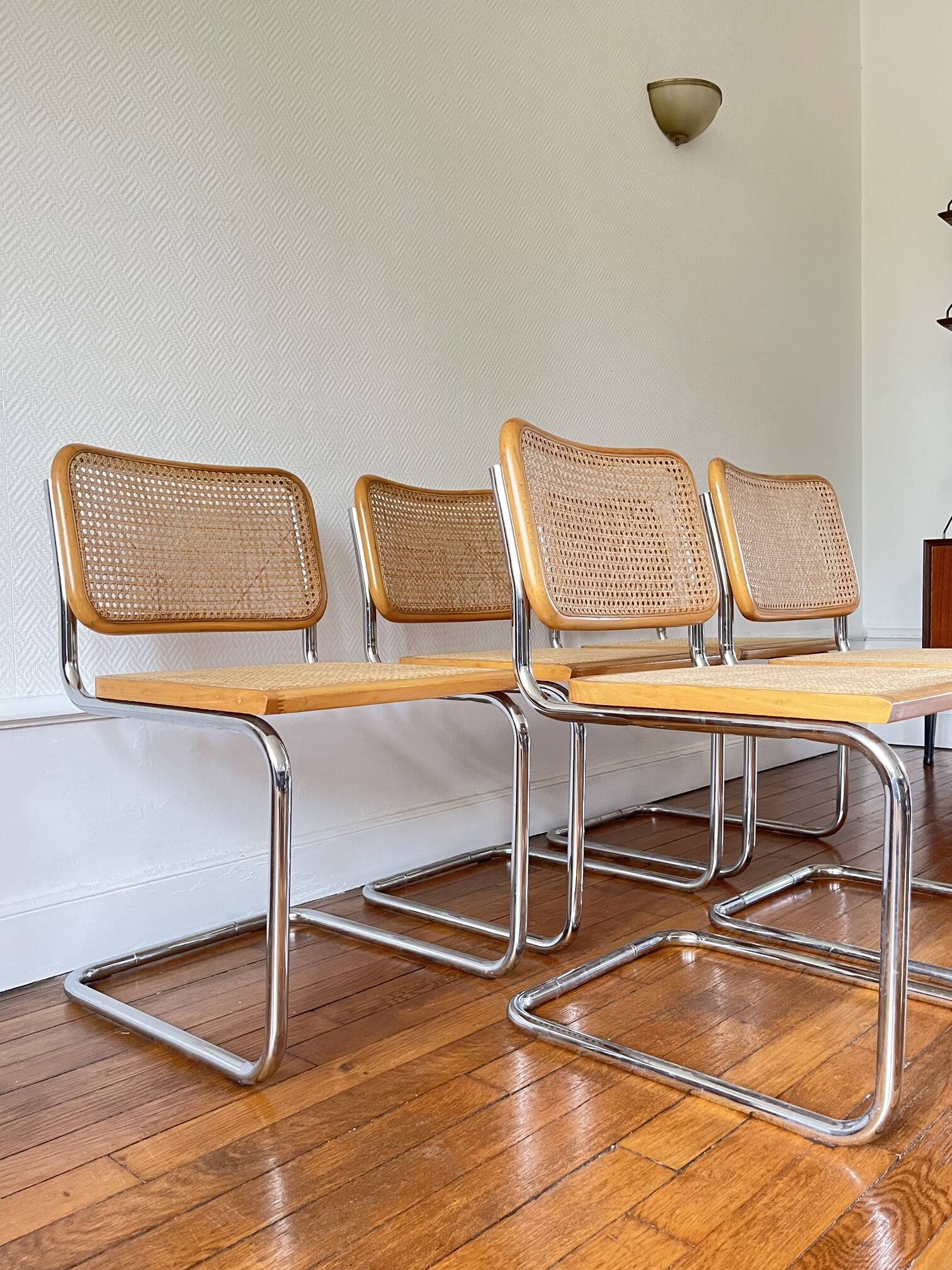 Lot of 5 cesca b32 by marcel breuer made in italy