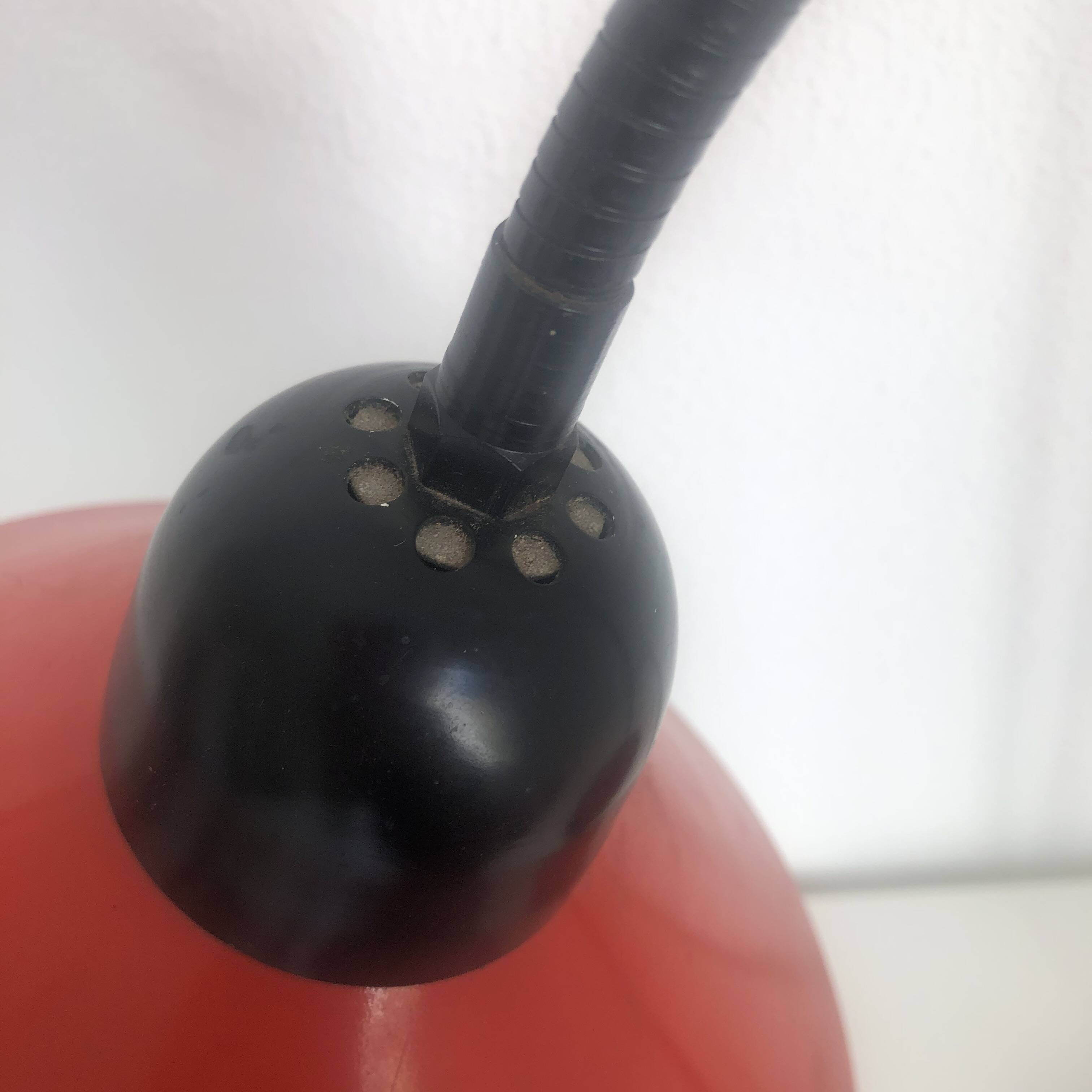 Vintage 1970s large Aluminor tomato desk lamp - 55 cm