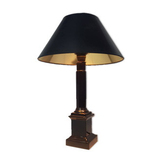 Lampe obélisque céramique années 80