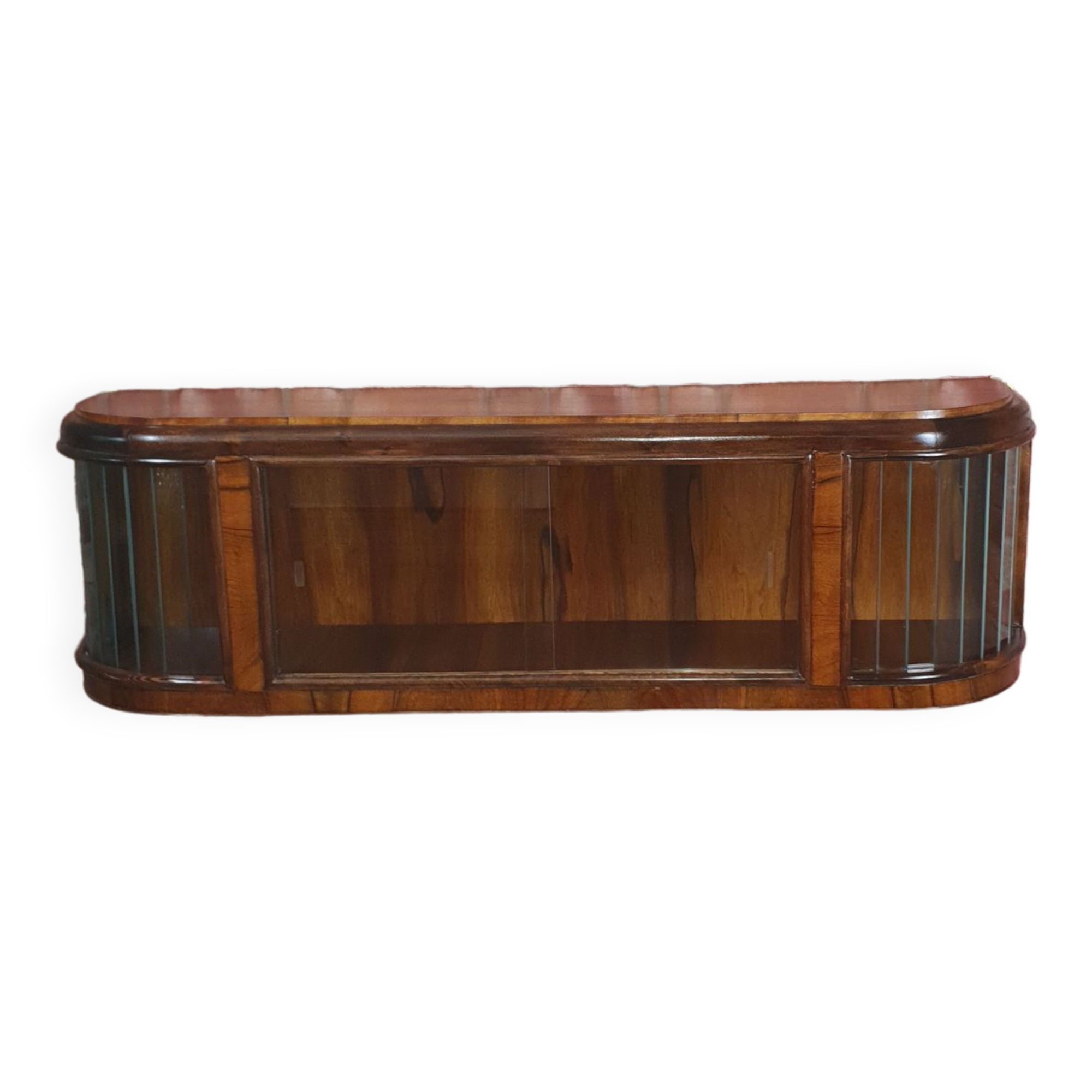 Renovated art deco hanging display cabinet, retro, vintage, 1956