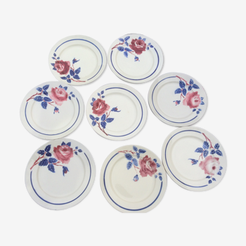 Set de 8 assiettes Lunéville