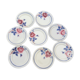 8 Lunéville plates