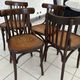 Set of 4 vintage bistro chairs from the 1960s.