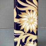 Set of 2 Royal Bavarian Echt Cobalt Porcelain Vases