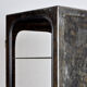 Armoire médicale vintage en verre et fer années 1970
