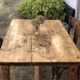 Old farmhouse table made of solid pine