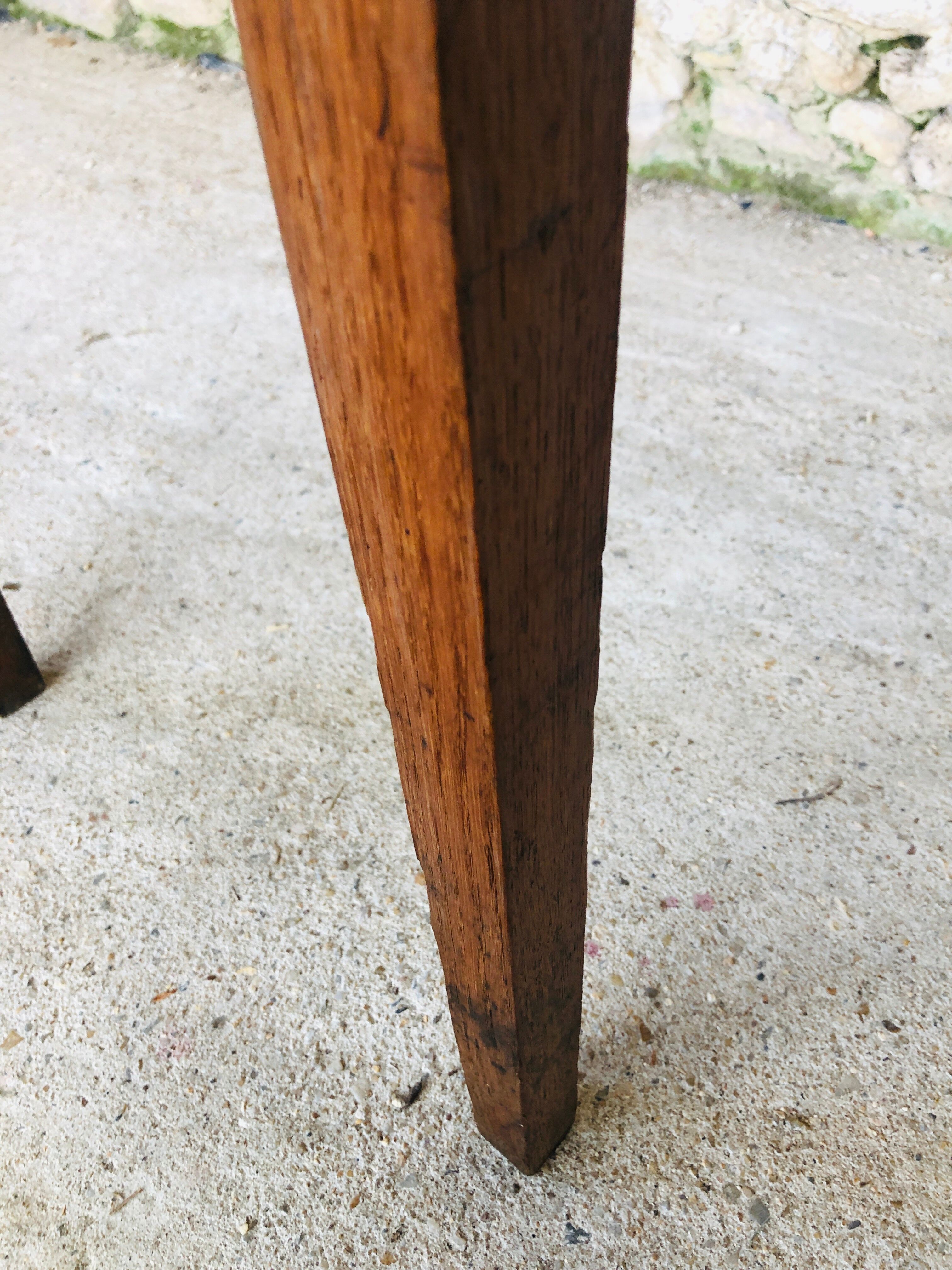 Console de ferme en bois vintage circa 1940