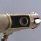 Art Deco brass piano lamp with rotary switch socket