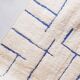 Handwoven traditional beni ourain wool rug size 1.5/2.5 m