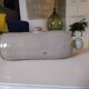 Bottle of stoneware hot water bottle