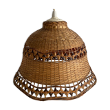 Vintage rattan pendant lamp