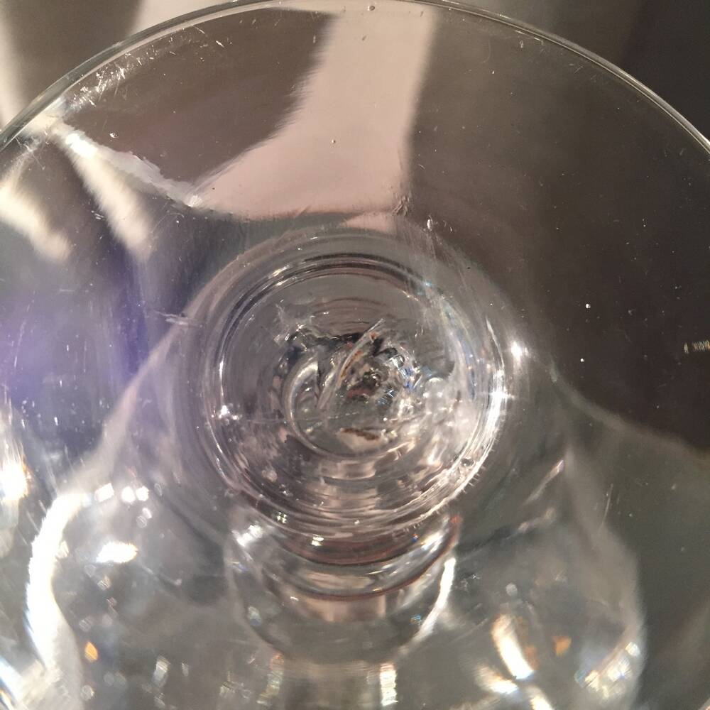 Set of 3 vierzon crystal glasses emma model 1930 1940