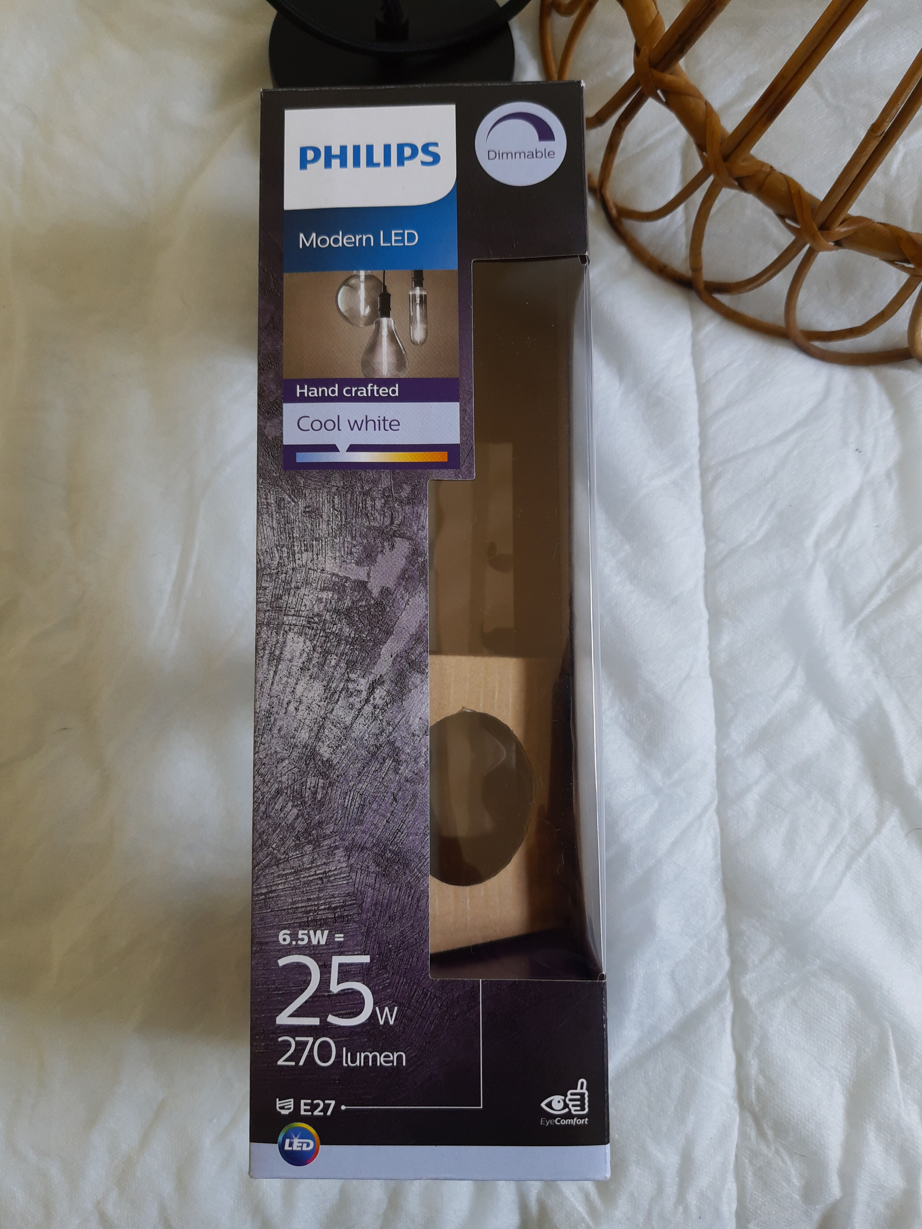 Vintage suspension rattan upcycled macramé mustard yellow