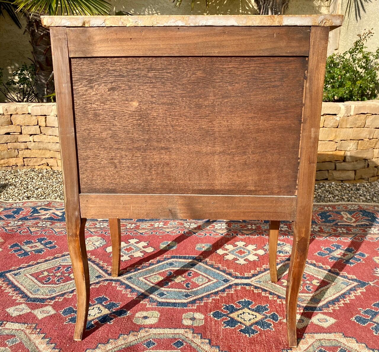 Dresser transition marquetry and bronze style Louis XV