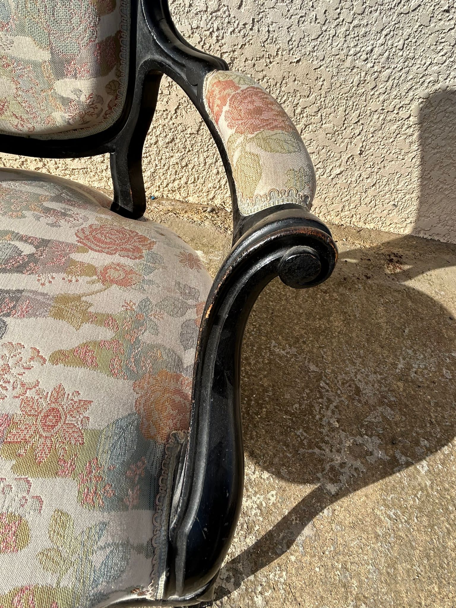 Pair of Voltaire armchairs