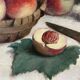 Authentic still life with peaches signed Gaston Hamanovick 1920