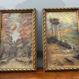 Pair of paintings