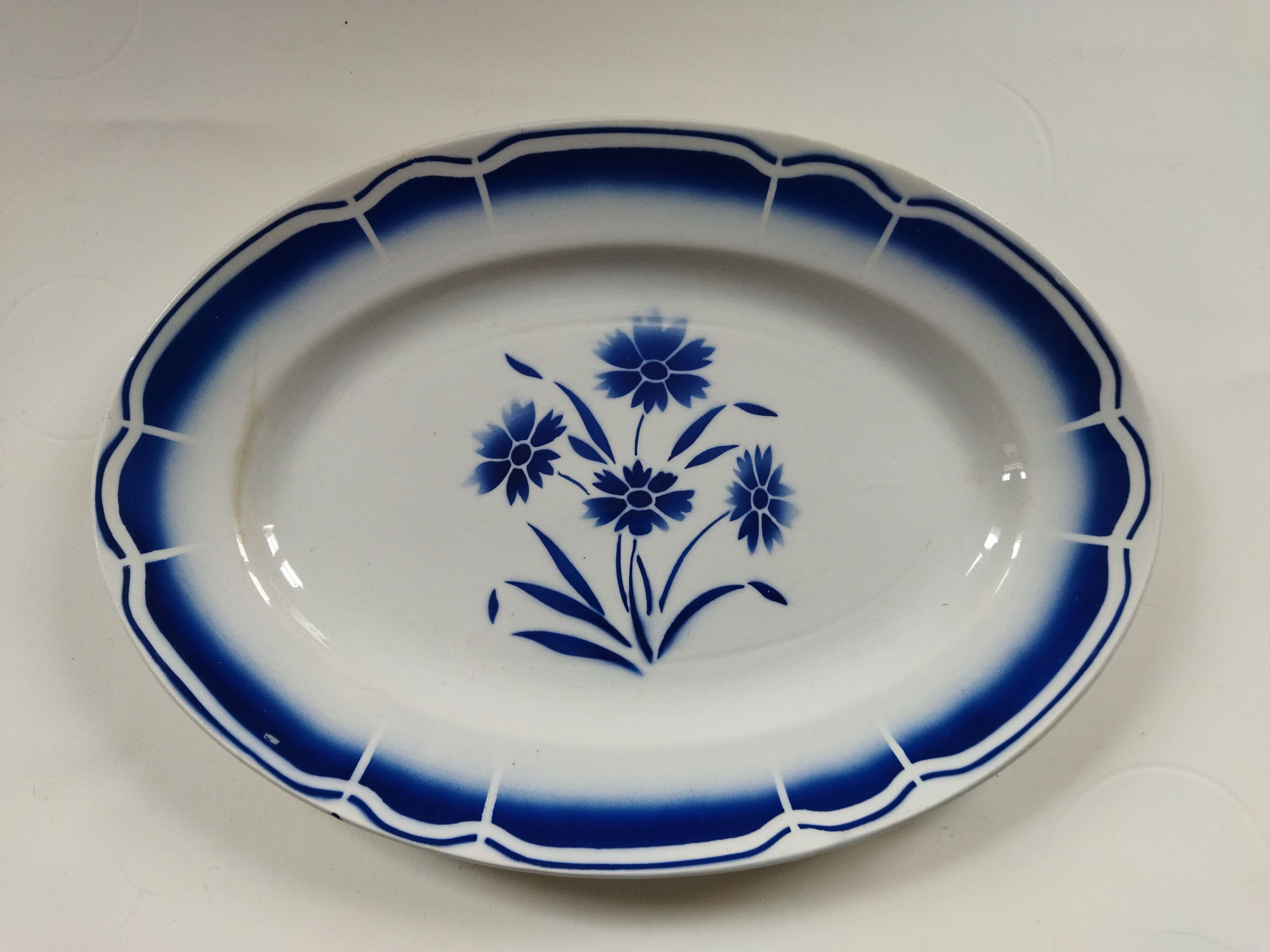 Plat en faïence Fénal Badonviller